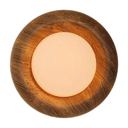Humboldt LED Wall Light in White Oak (12-Inch).