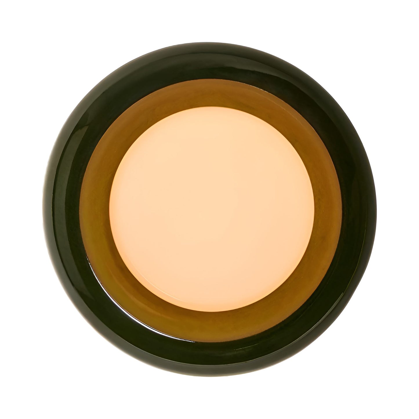 Humboldt LED Wall Light in Royal Green Ceramic.
