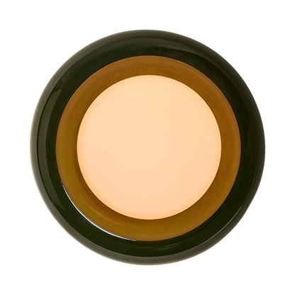 Humboldt LED Wall Light in Royal Green Ceramic.