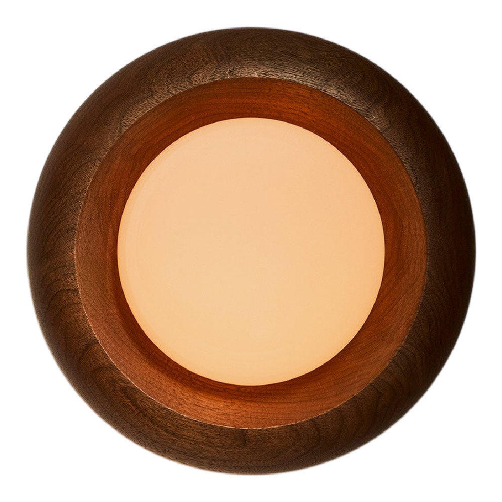 Humboldt LED Wall Light in Black Walnut (16-Inch).