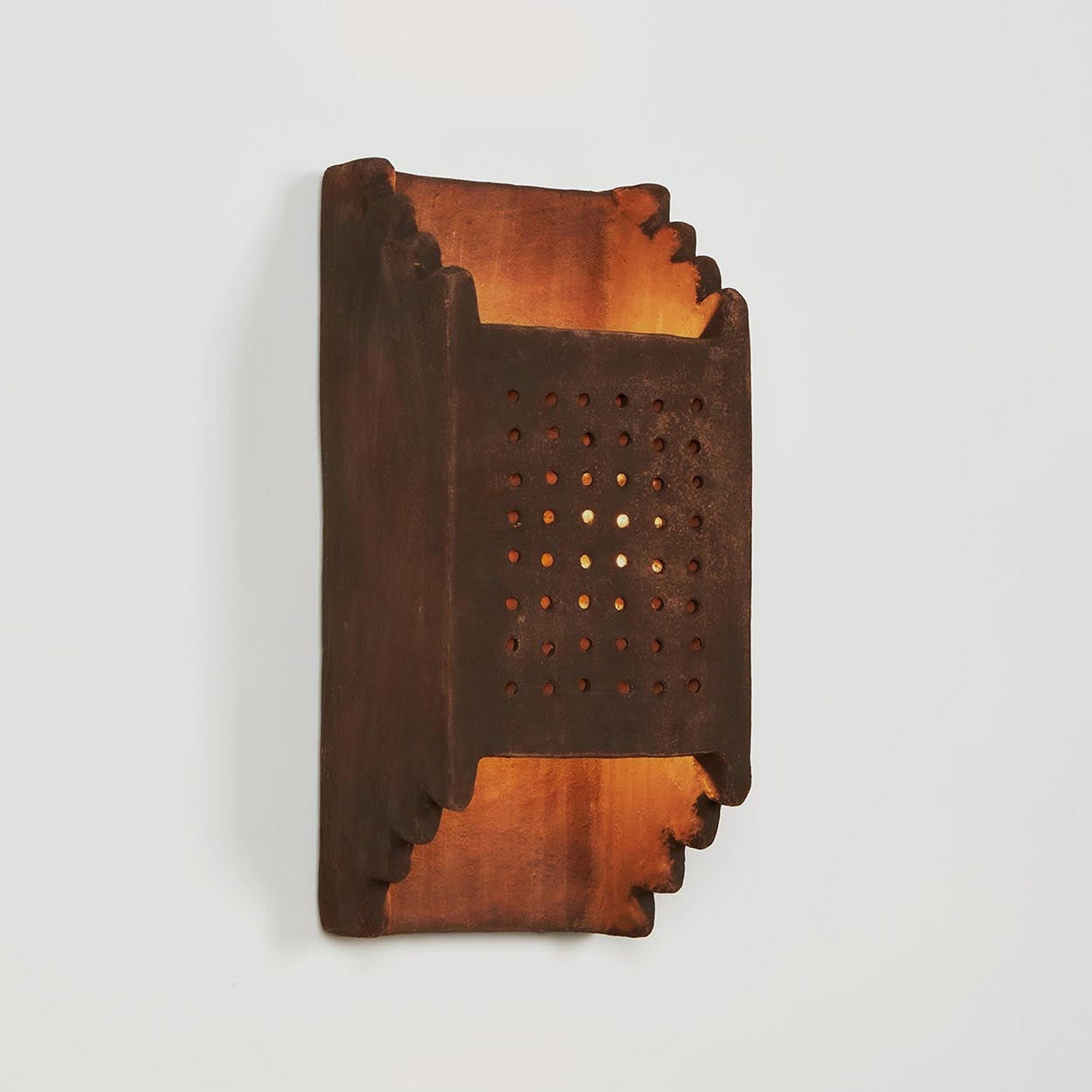 Kasbah Outdoor LED Wall Light in Detail.