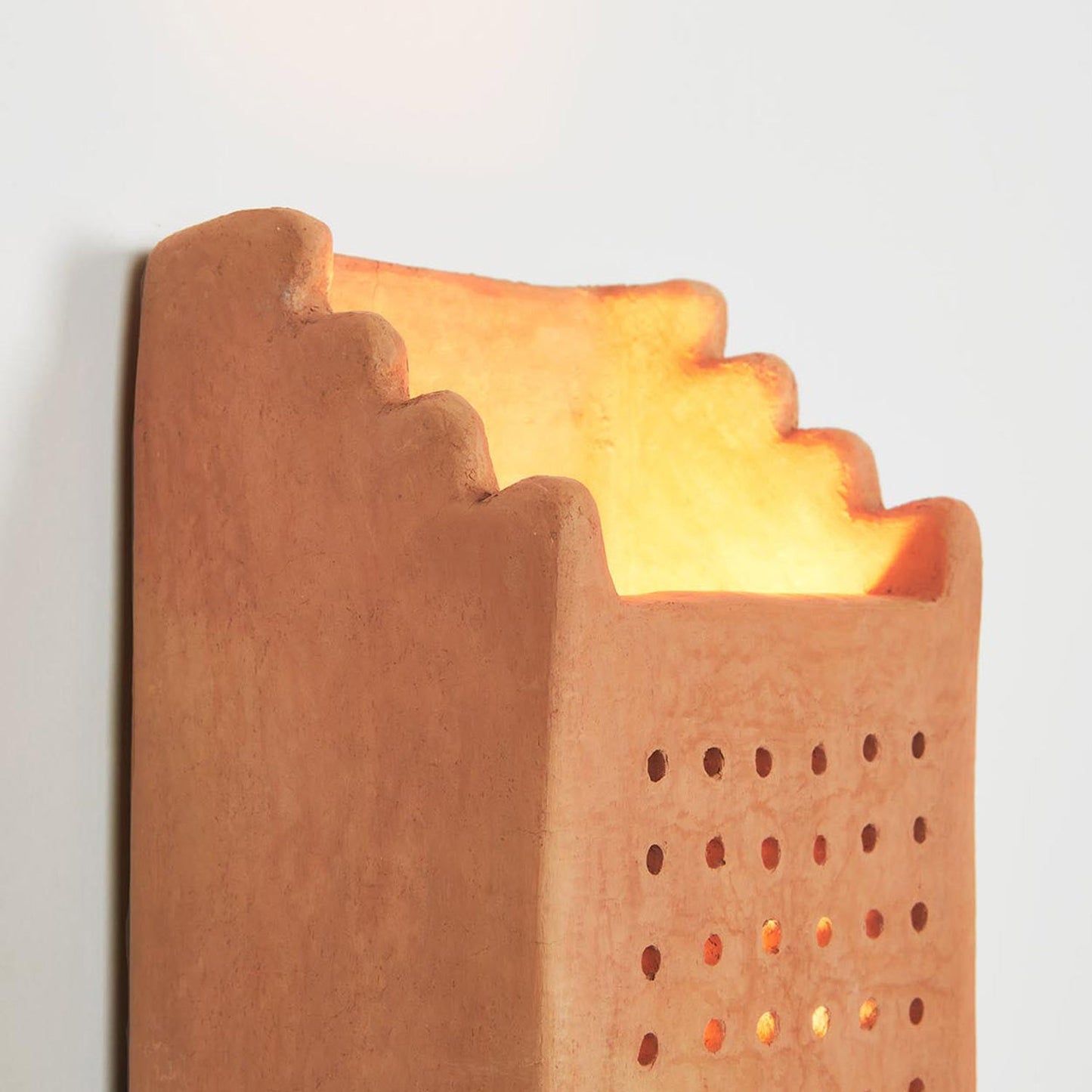 Kasbah Outdoor LED Wall Light in Detail.