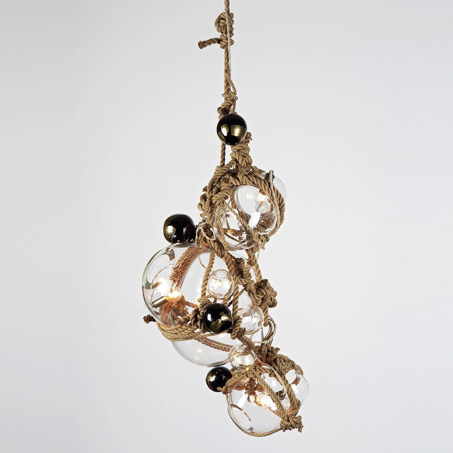 Knotty Bubbles Barnacles Chandelier in Detail.
