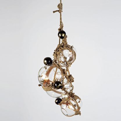Knotty Bubbles Barnacles Chandelier in Detail.