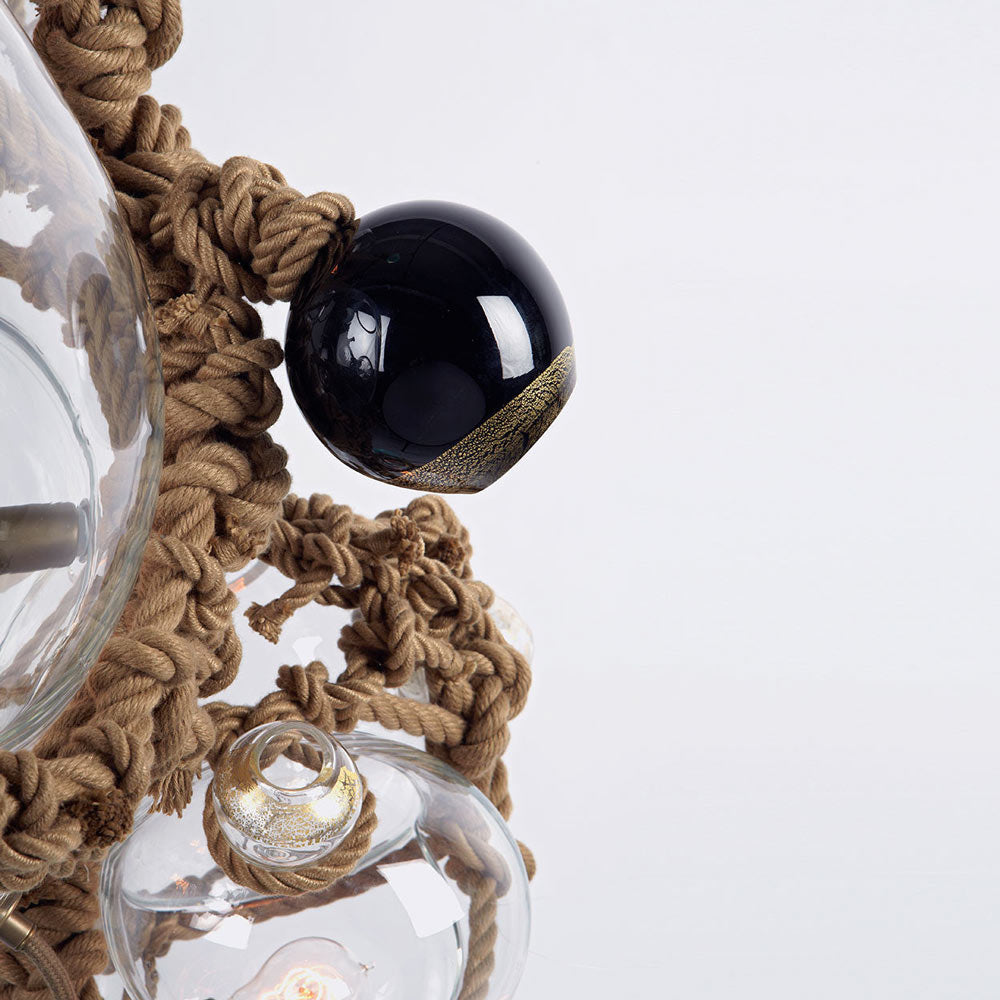 Knotty Bubbles Barnacles Chandelier in Detail.