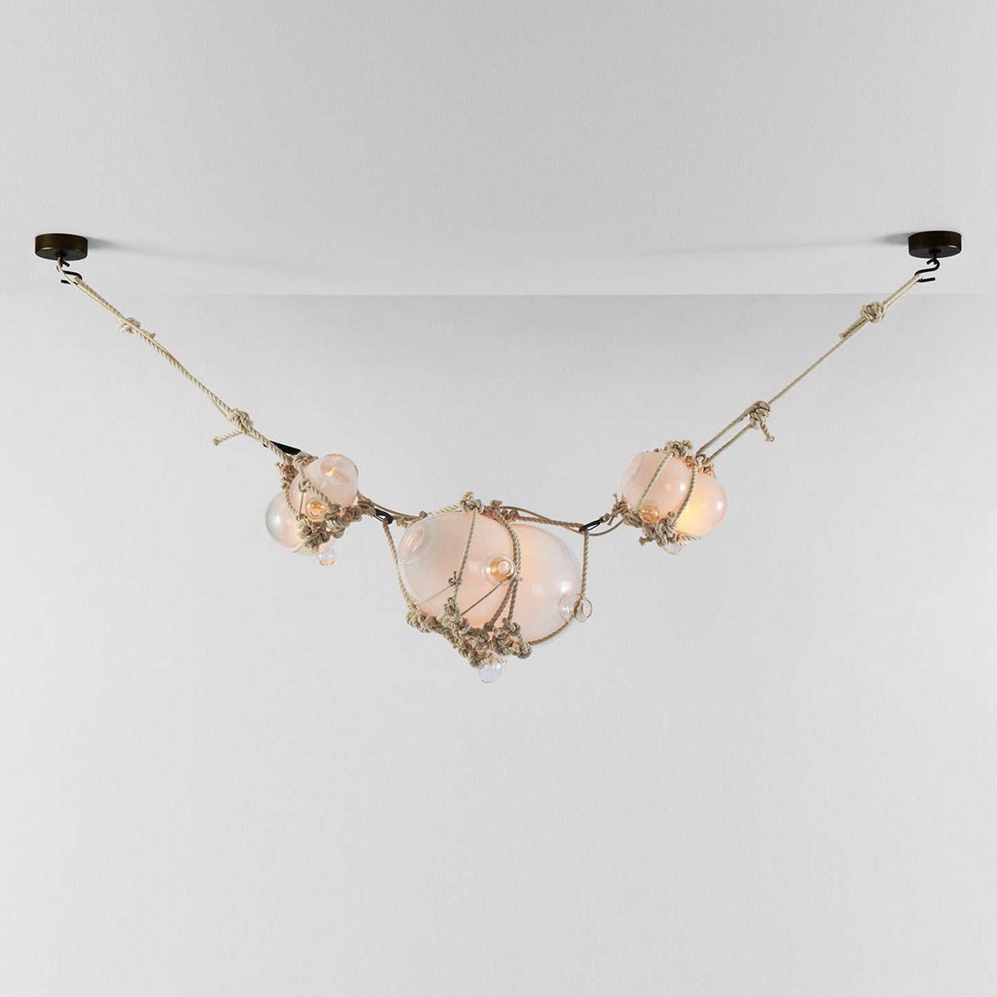 Knotty Bubbles Chandelier in Detail.