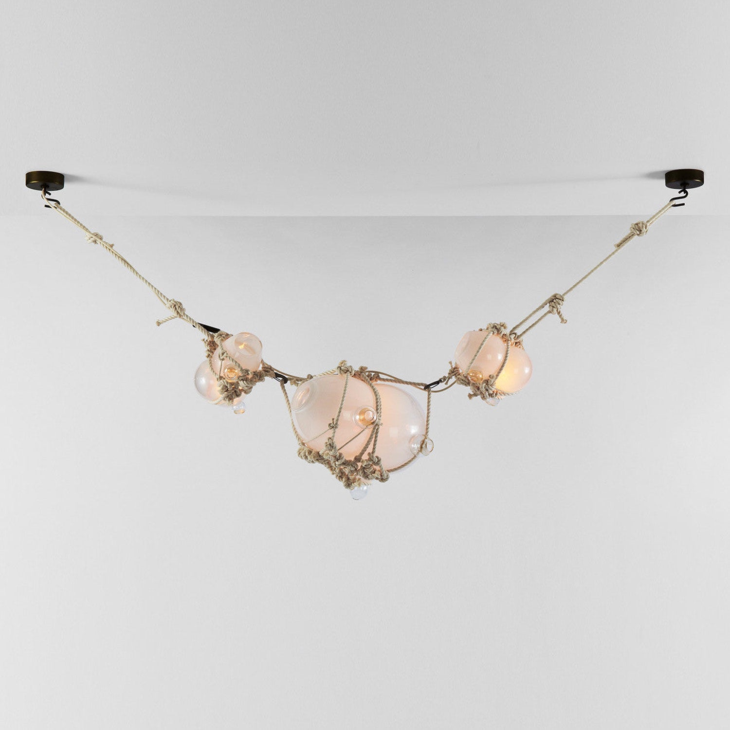 Knotty Bubbles Chandelier in Detail.