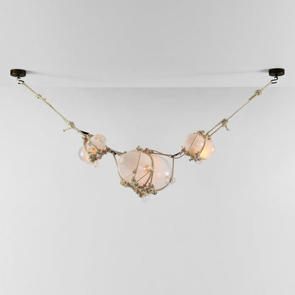 Knotty Bubbles Chandelier in Detail.