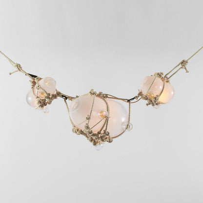 Knotty Bubbles Chandelier in Detail.