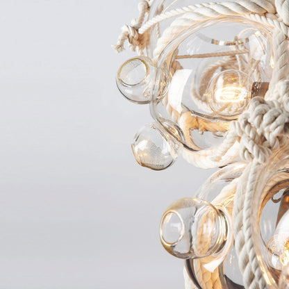 Knotty Bubbles Chandelier in Detail.