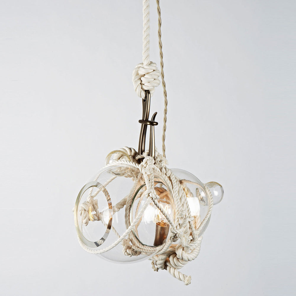 Knotty Bubbles Pendant Light in Detail.