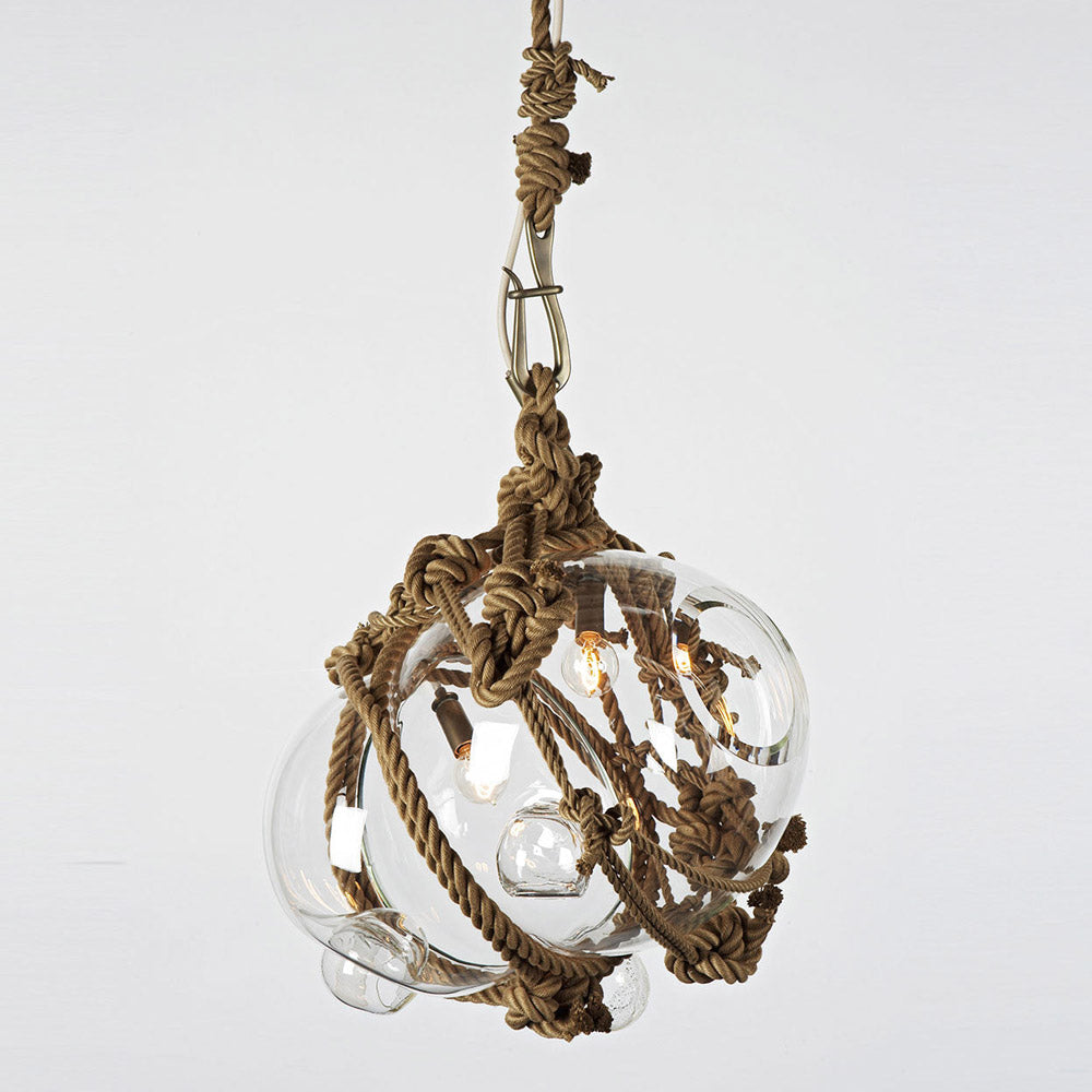 Knotty Bubbles Pendant Light in Detail.