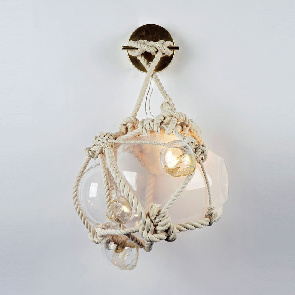 Knotty Bubbles Wall Light in Detail.