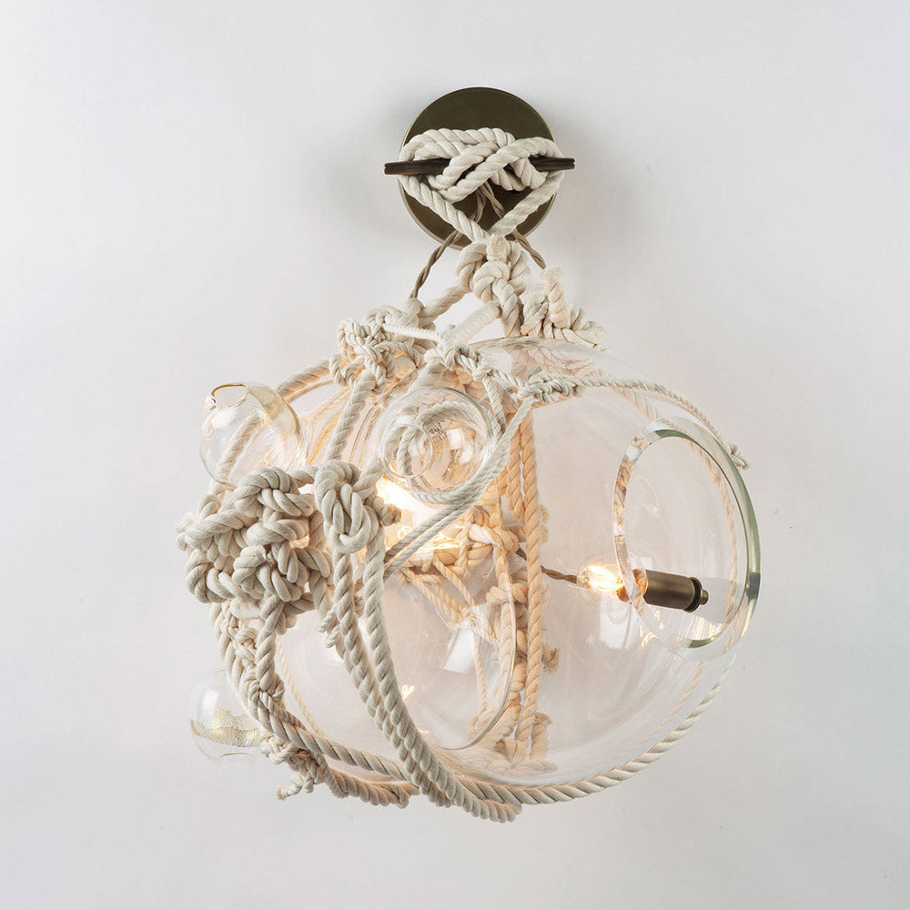 Knotty Bubbles Wall Light in Detail.