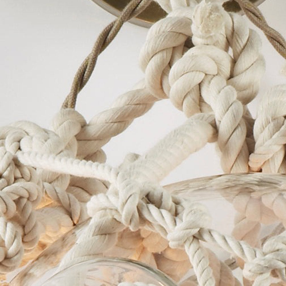 Knotty Bubbles Wall Light in Detail.