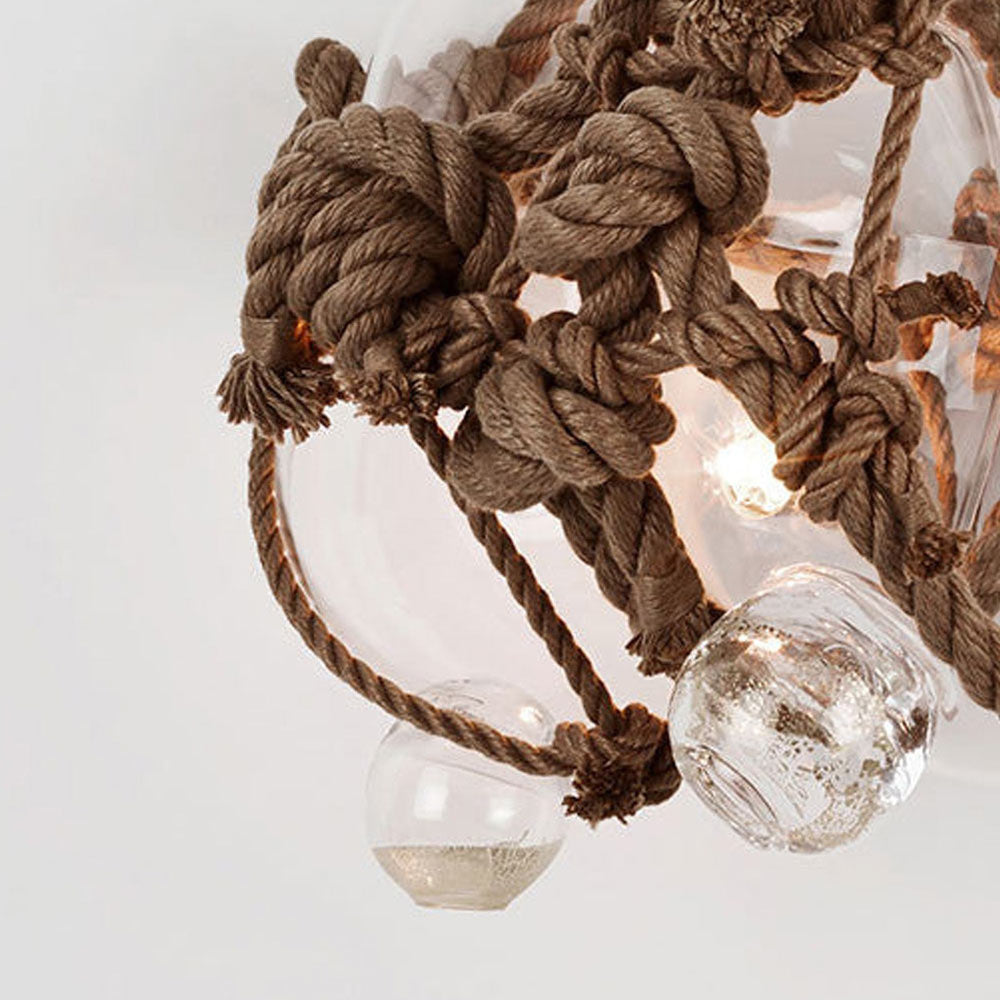 Knotty Bubbles Wall Light in Detail.