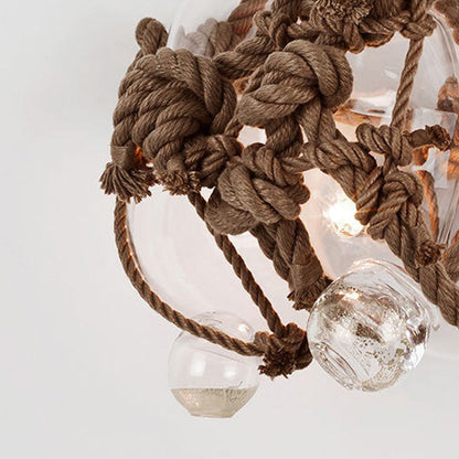 Knotty Bubbles Wall Light in Detail.