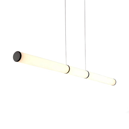 Mini Endless LED Pendant Light in Blackened Steel.