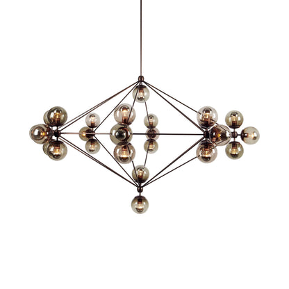 Modo Chandelier in Bronze/Smoke (27-Light).