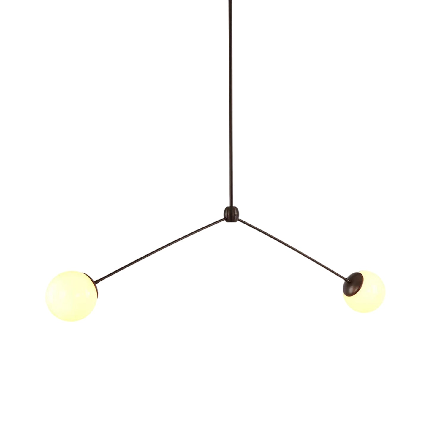 Modo Pendant Light in Bronze/Cream (2-Light).