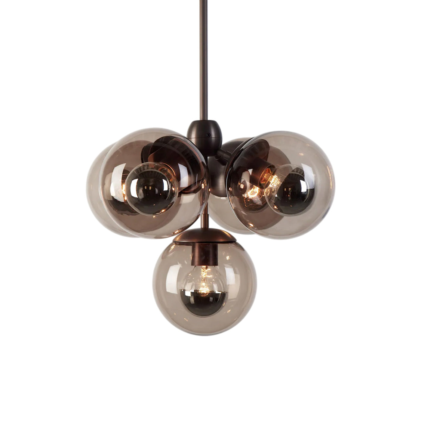 Modo Pendant Light in Bronze/Smoke (5-Light).