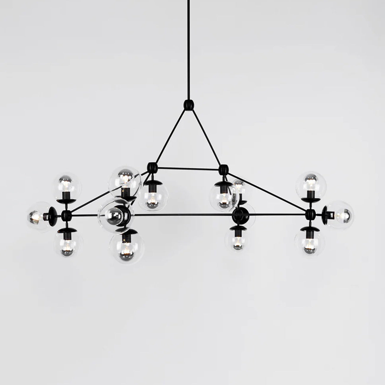 Modo Rectangle Chandelier in Detail.