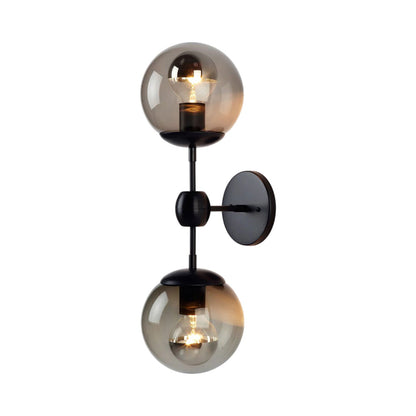 Modo Wall Light in Black/Smoke (2-Light).