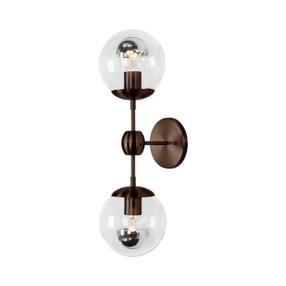 Modo Wall Light in Bronze/Clear (2-Light).