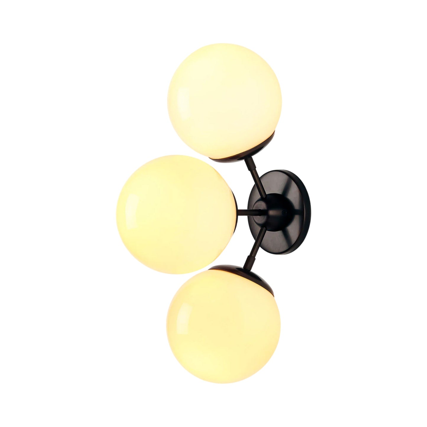 Modo Wall Light in Bronze/Cream (3-Light).