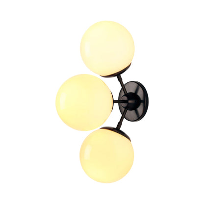 Modo Wall Light in Bronze/Cream (3-Light).