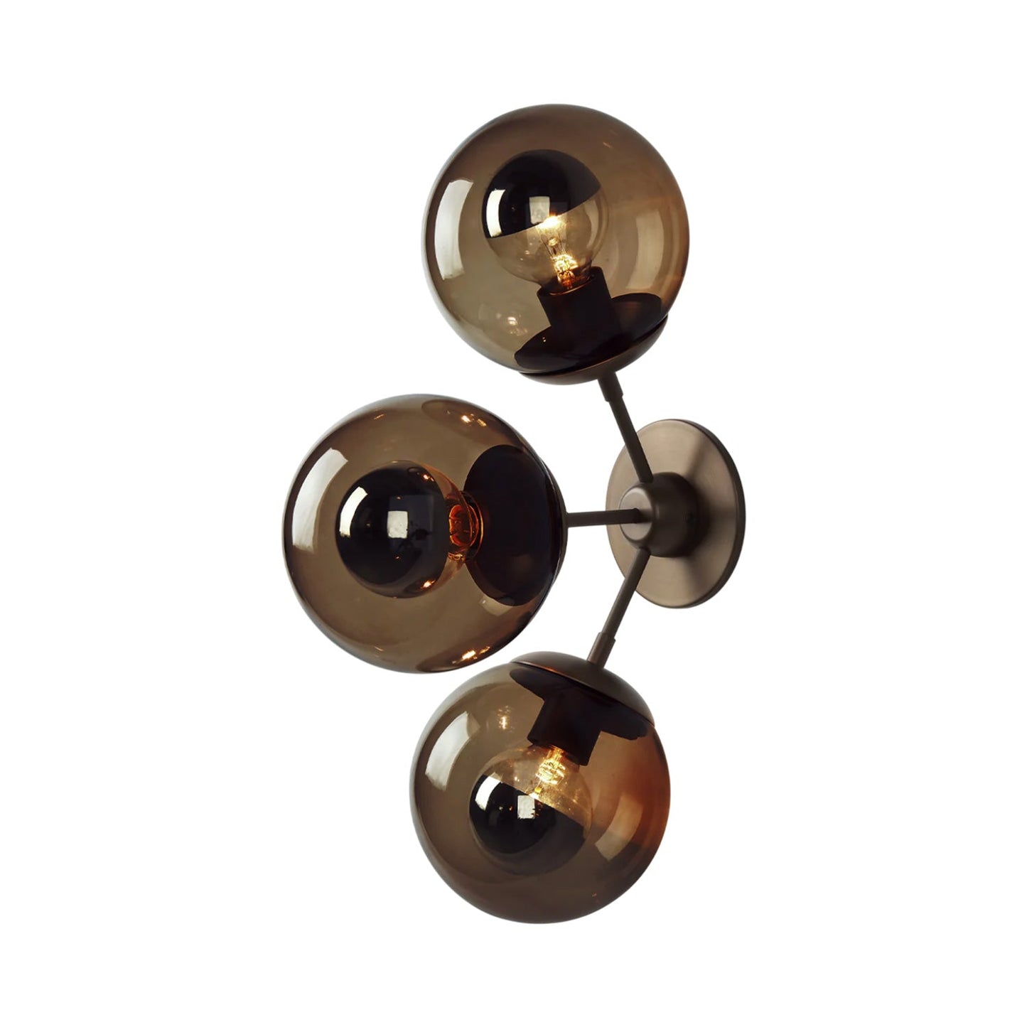 Modo Wall Light in Bronze/Smoke (3-Light).