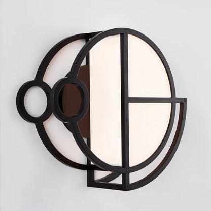 Moonrise round LED Wall Light in Detail.
