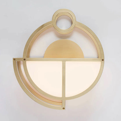 Moonrise round LED Wall Light in Detail.