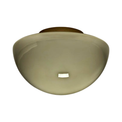 Pearl LED Flush Mount Ceiling Light in Brass/Cased Fume.
