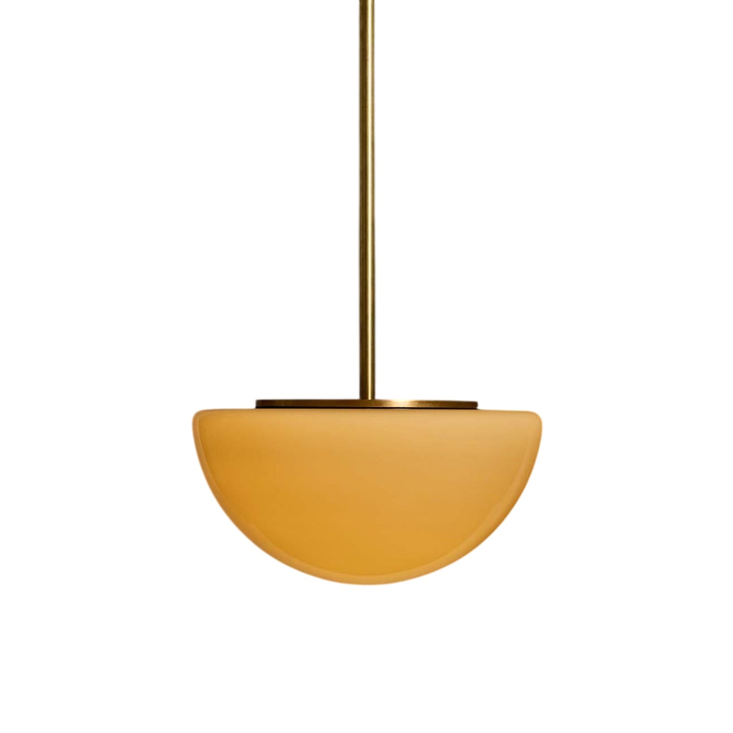 Pearl LED Pendant Light in Brass (Cased Fume).