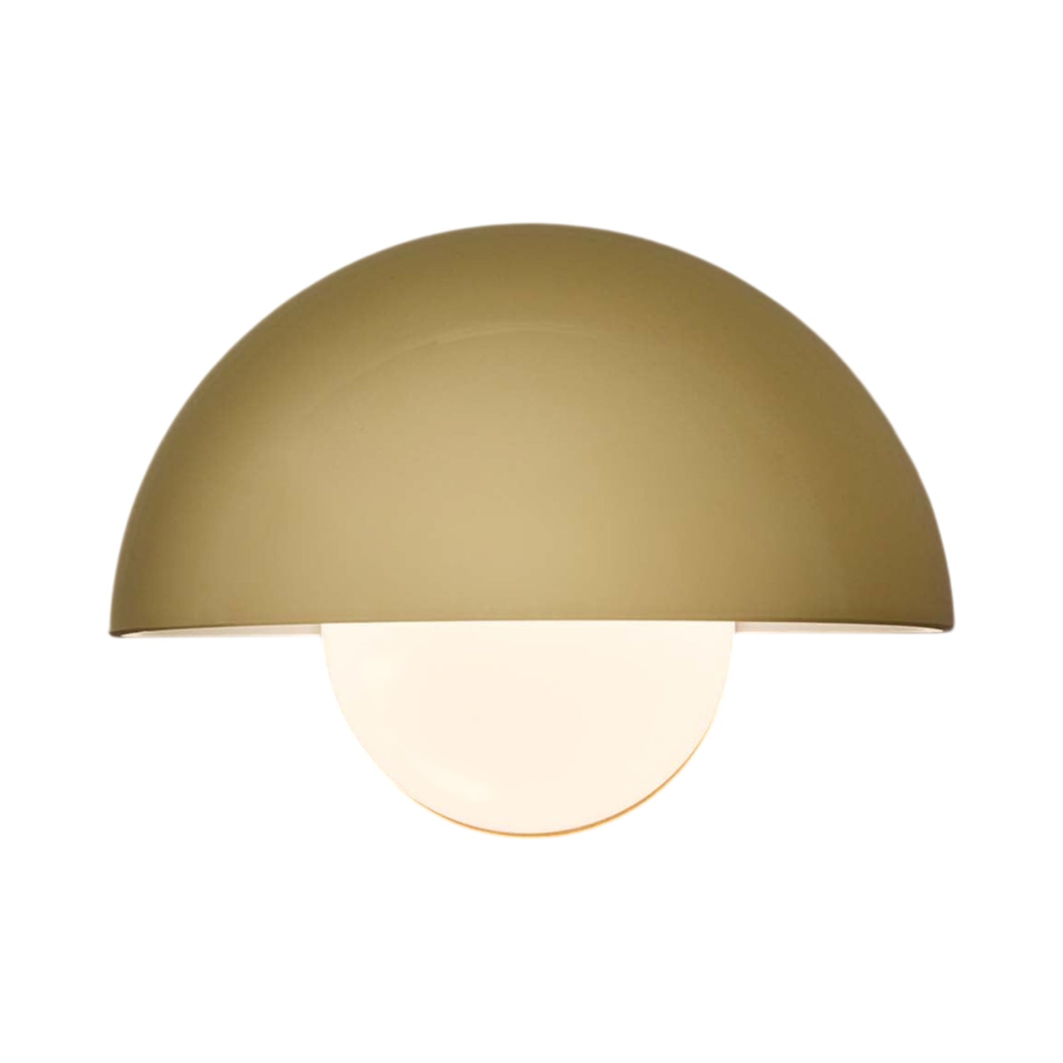 Pearl LED Wall Light in Brass (Cased Fume).
