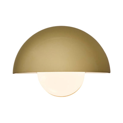 Pearl LED Wall Light in Brass (Cased Fume).