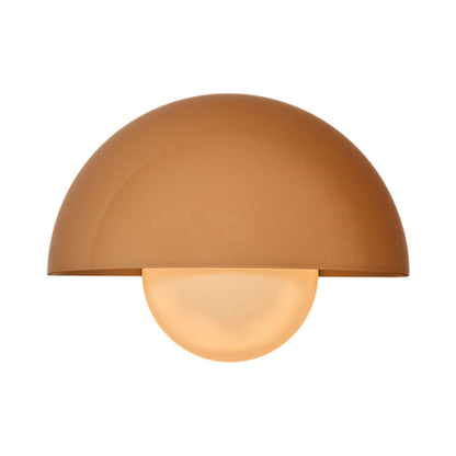 Pearl LED Wall Light in Brass (Cased Peach).