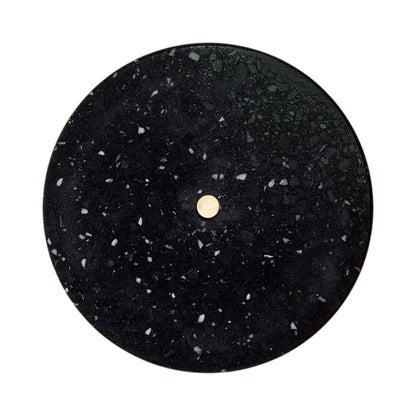 Pith LED Wall Light in Black Terrazzo (Thumb Screw).