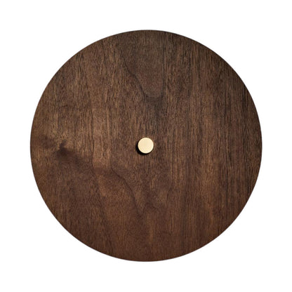 Pith LED Wall Light in Black Walnut (Thumb Screw).