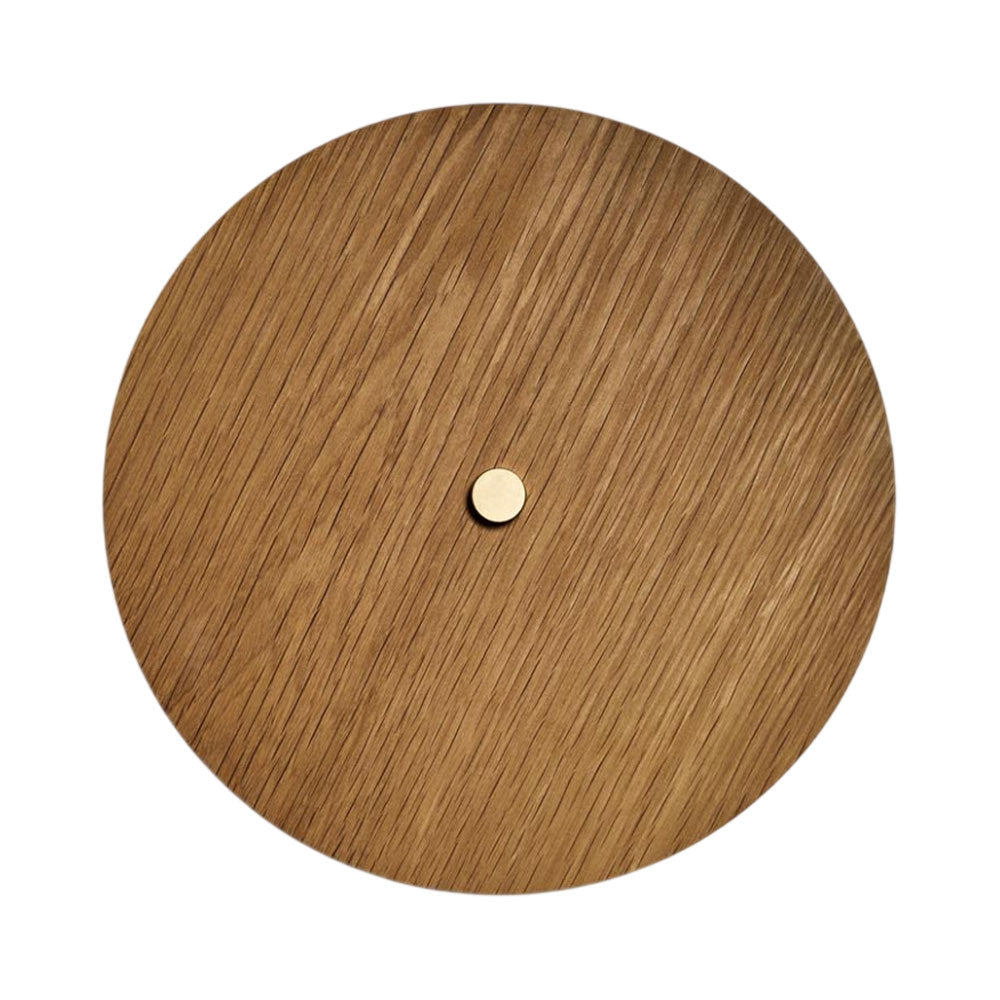 Pith LED Wall Light in White Oak (Thumb Screw).