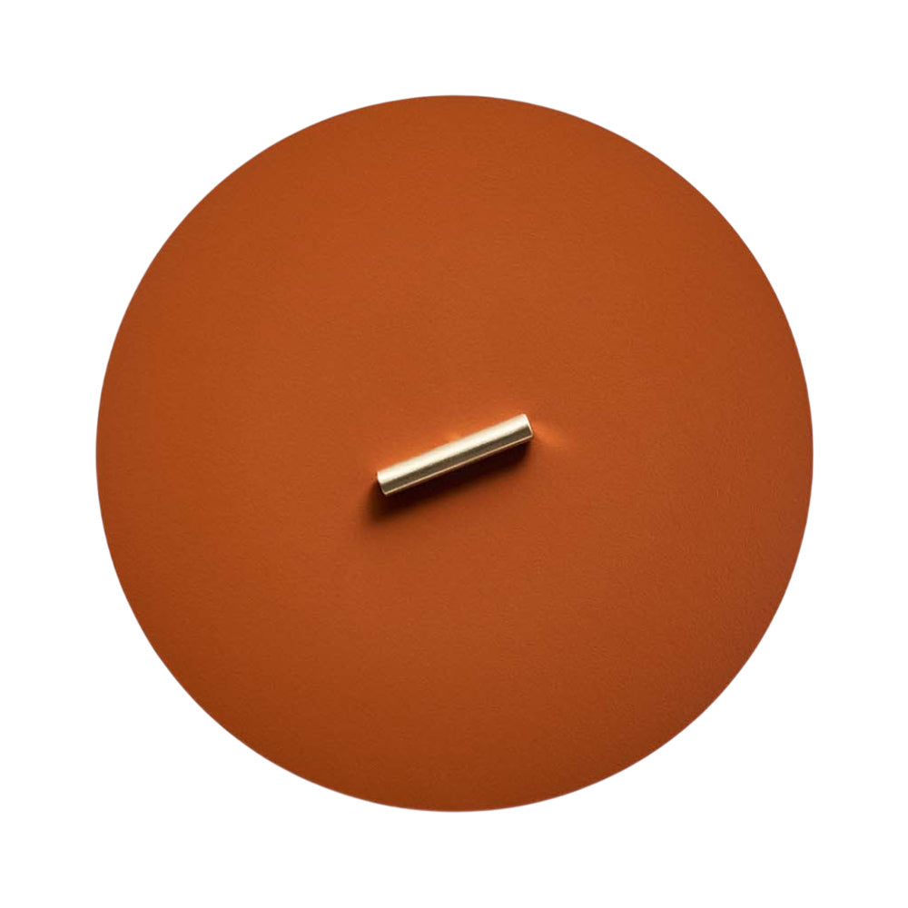 Pith LED Wall Light in Burnt Sienna (Toggle).