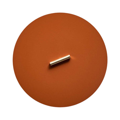 Pith LED Wall Light in Burnt Sienna (Toggle).