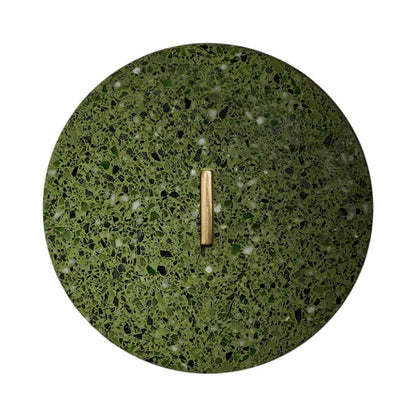 Pith LED Wall Light in Palm Green Terrazzo (Toggle).