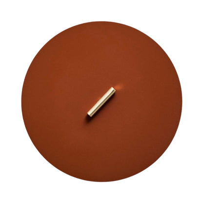 Pith LED Wall Light in Terra Rosa (Toggle).