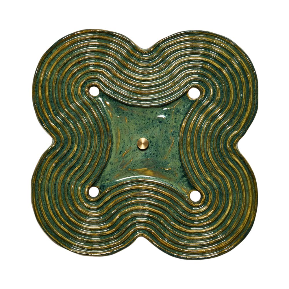 Resonance II LED Wall Light in Lagoon.