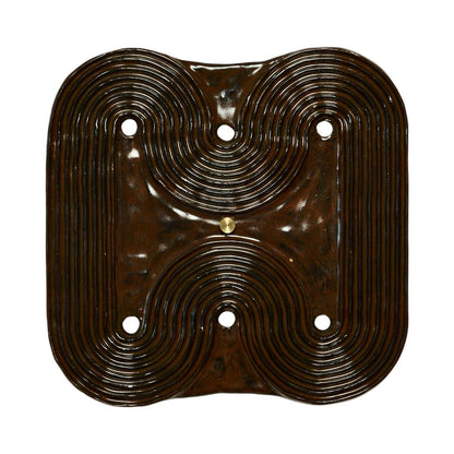 Resonance IV LED Wall Light in Rust.
