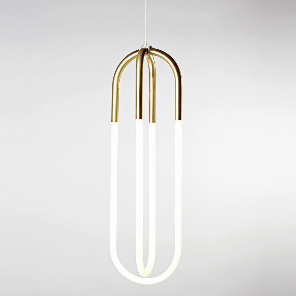 Rudi Double Loop LED Pendant Light in Detail.