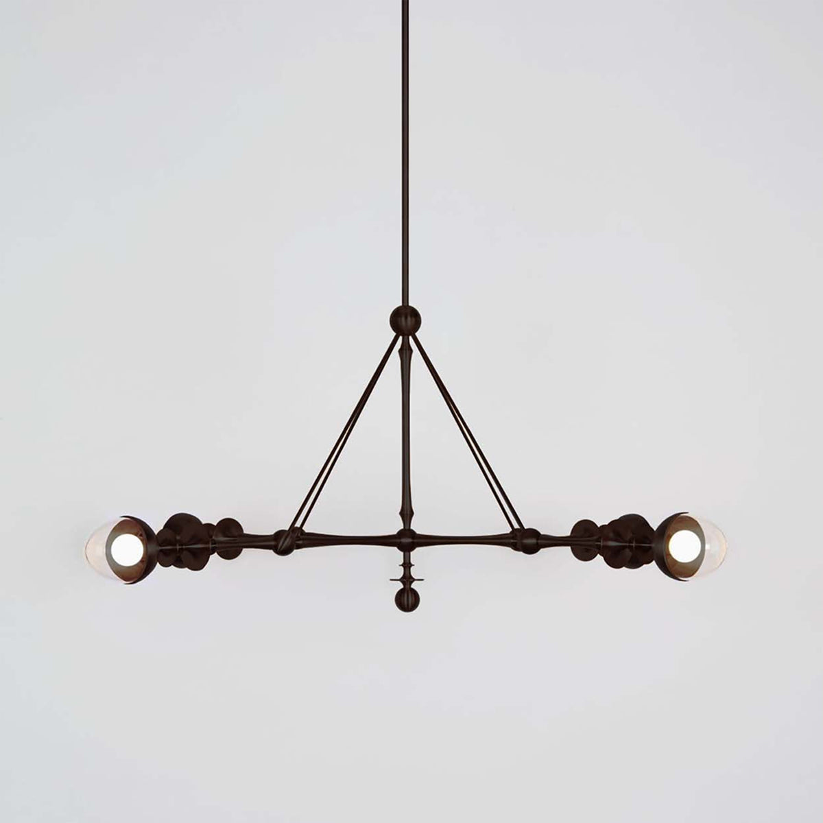 Rue Sala Four Arm LED Pendant Light in Detail.