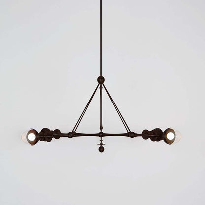 Rue Sala Four Arm LED Pendant Light in Detail.
